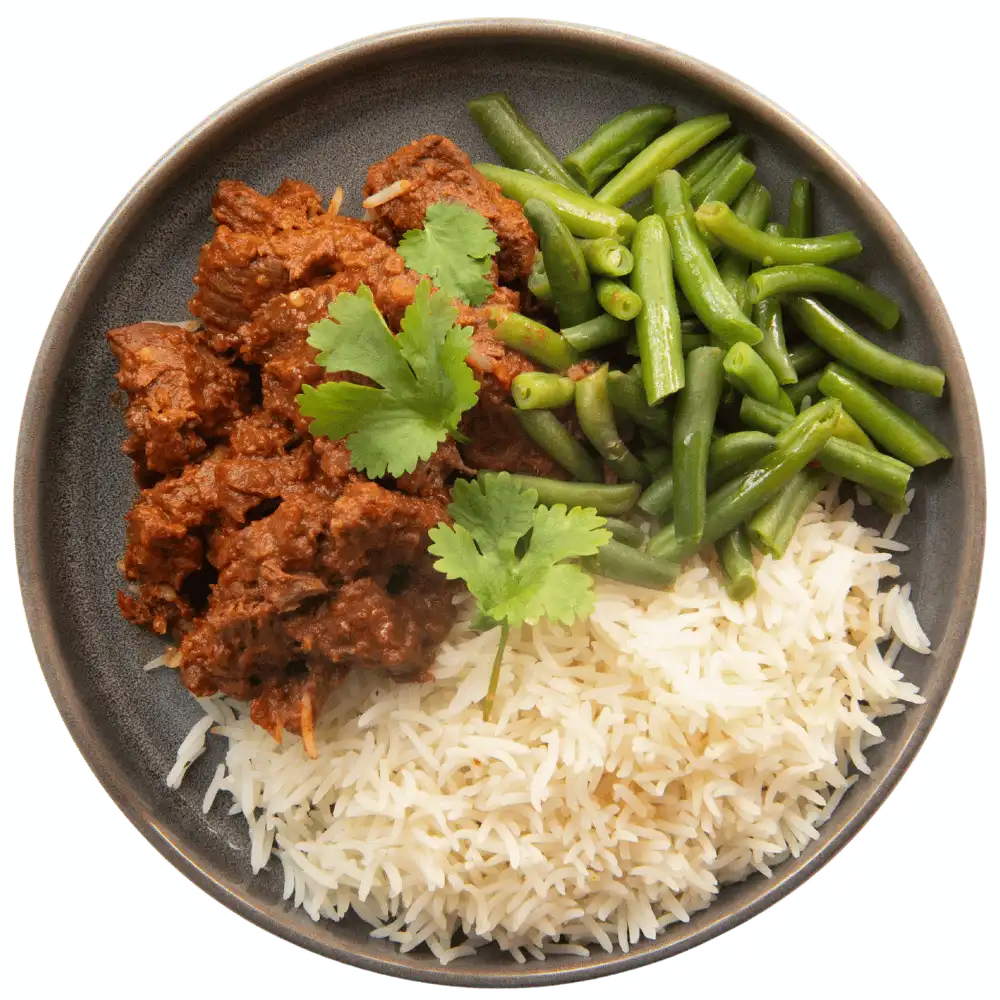 Afvallen - Vegan Rendang - Kokos Rijst – Sperziebonen thumbnail 1