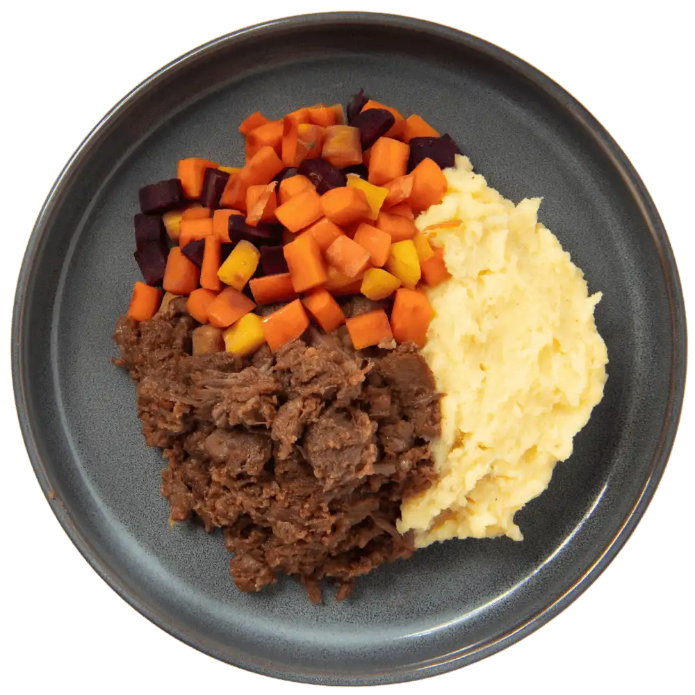 Afvallen - Stoofvlees - Aardappel Puree - Wortel Mix thumbnail 1