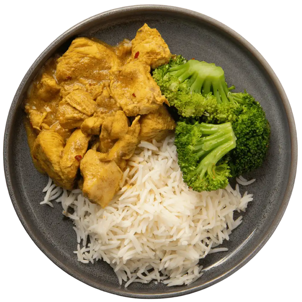 Spiermassa - Kip Curry Madras, Rijst, Broccoli thumbnail 1