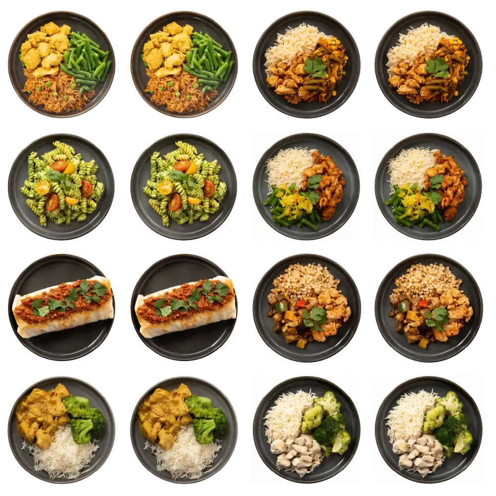 Spiermassa- Chicken Tonight Pack – 16 Maaltijden – 8 Smaken thumbnail 1