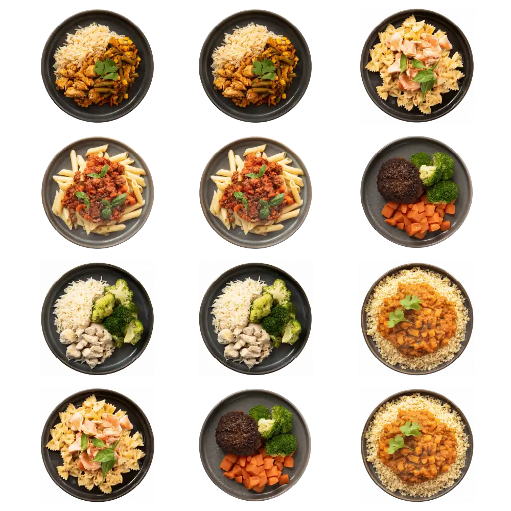 Spiermassa - Mix Pack ‘Get Fit’ – 12 Maaltijden – 6 Smaken thumbnail 1