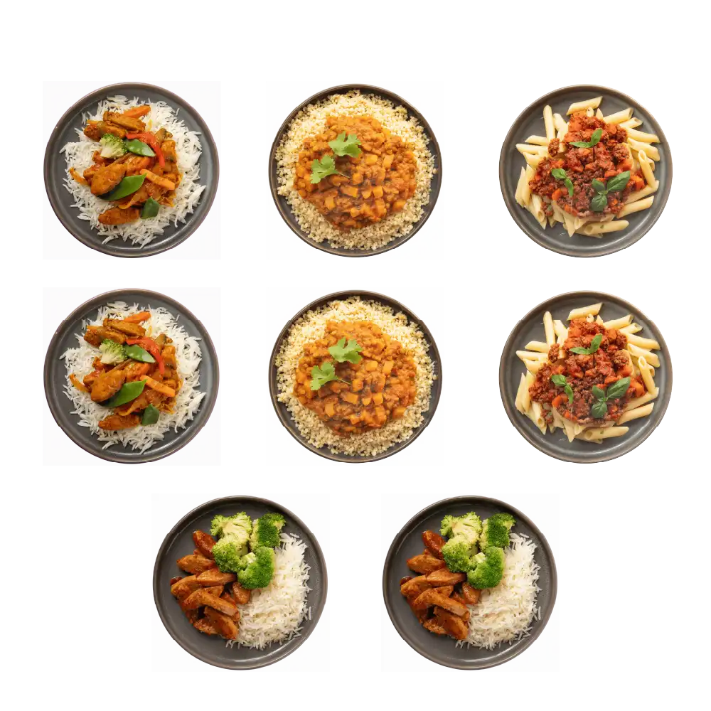 Afvallen - Vegan Pack – 8 Maaltijden 4 Smaken thumbnail 1