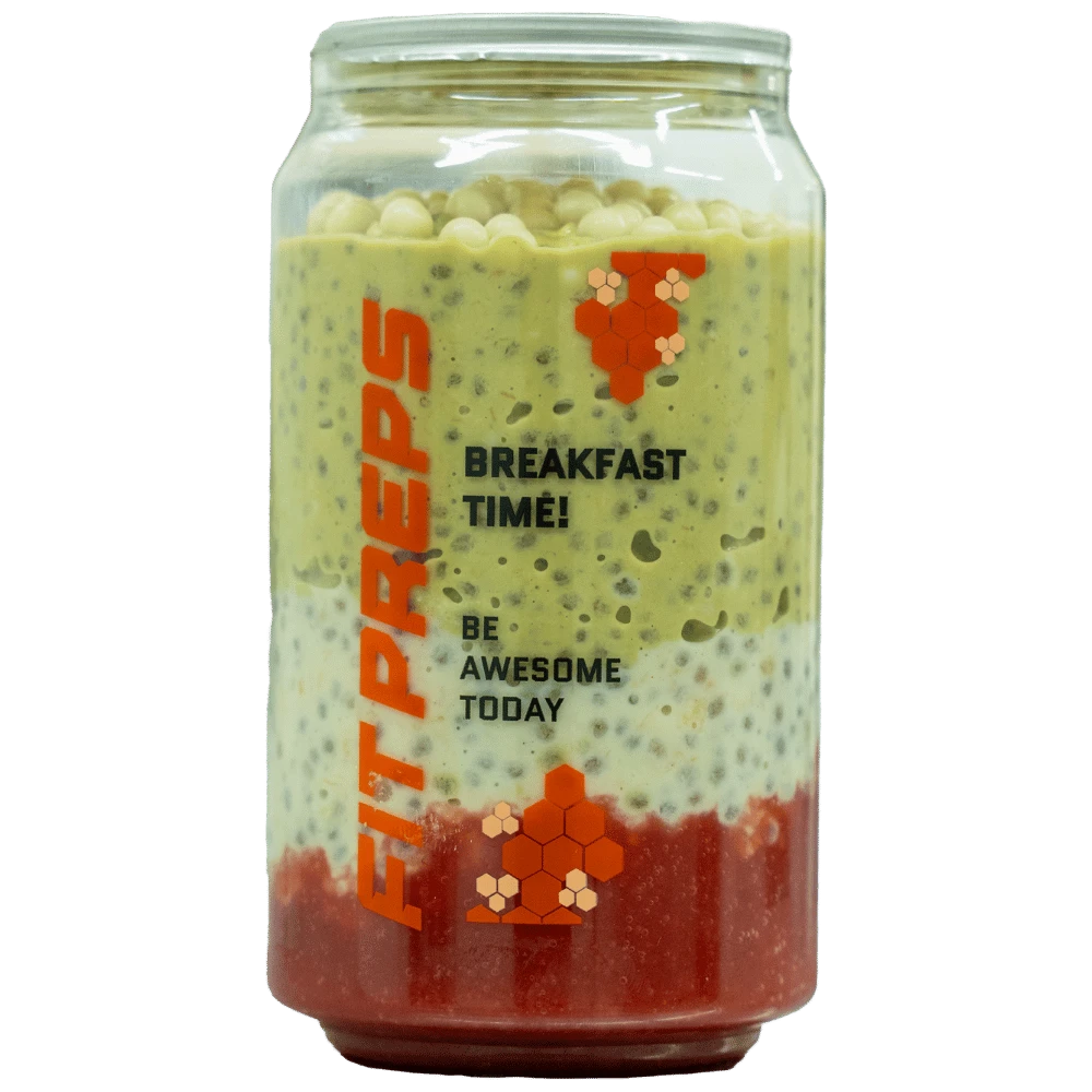 Matcha Overnight Oats - Aardbei thumbnail 1