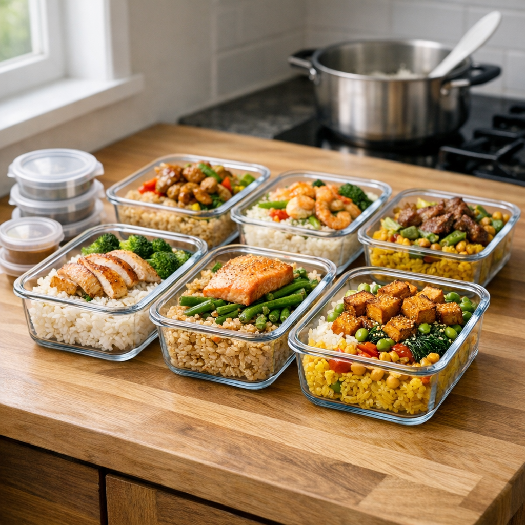 Meal prep met rijst: stappen, bewaartips en variaties